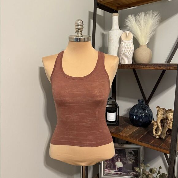 lululemon athletica Tops - Lululemon Swiftly Tech Racerback Tank Top 2.0 Chroma Check Ancient Copper SZ 2